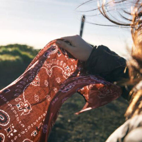 CHAORAS Sports Tenugui /  bandana Red